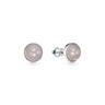 Stud earrings с23010-63 с agate из cеребра