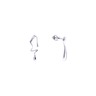 Stud earrings с23241 из cеребра